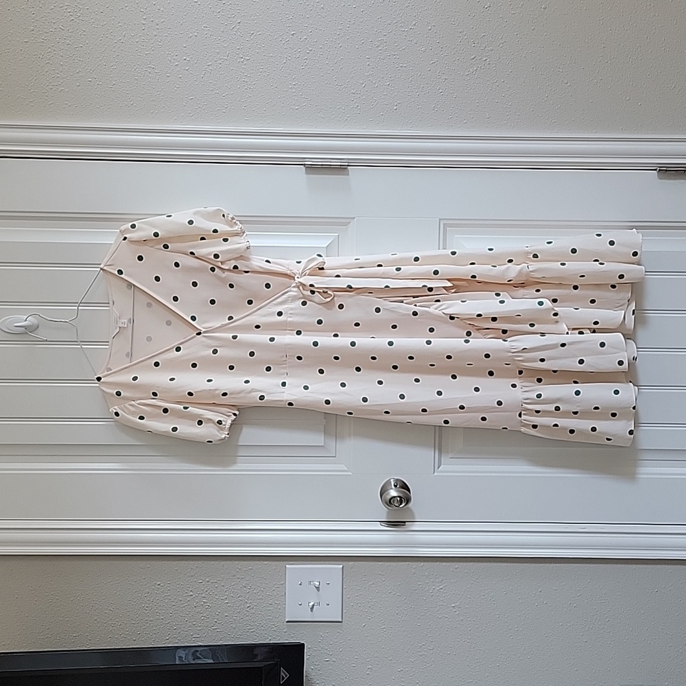 Lauren Conrad Polka Dot Wrab Around Dress
